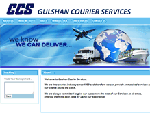 Tablet Screenshot of gulshancourier.com